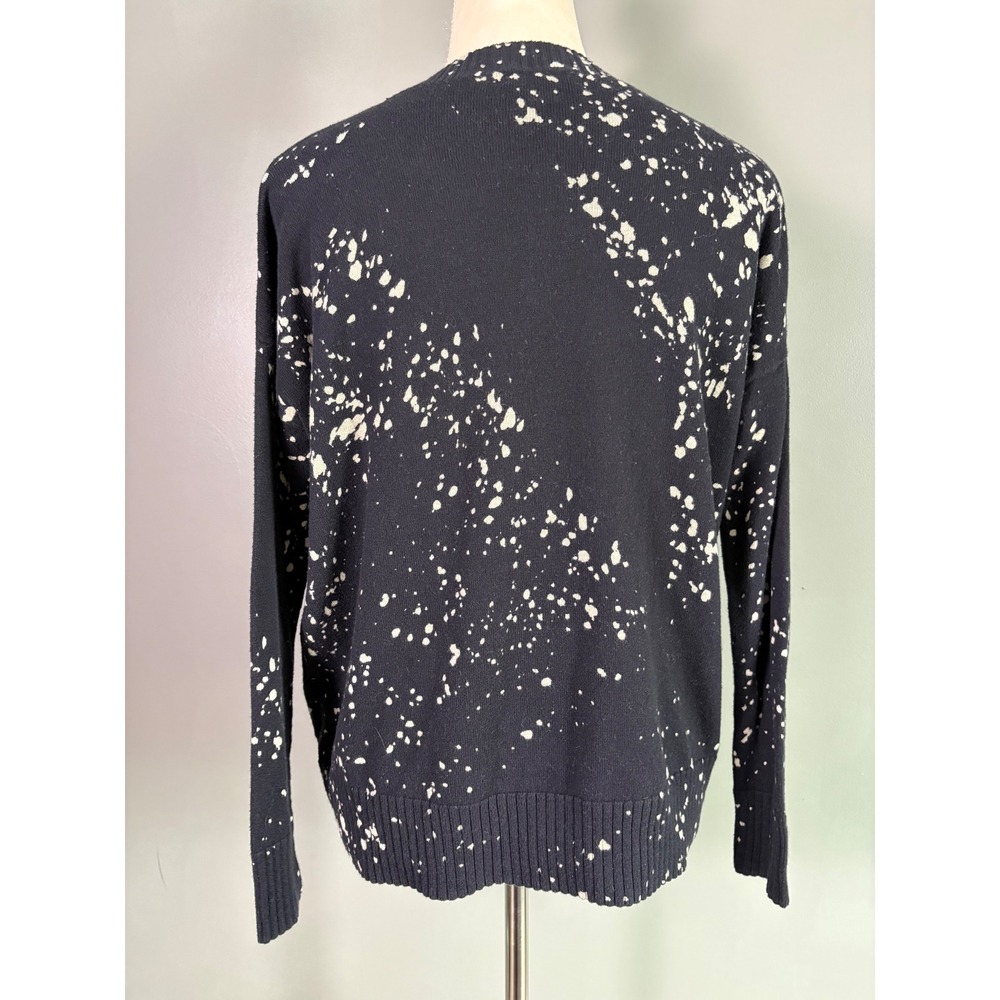 Lisa Todd Art Attack Paint Spatter Sweater Women S Cotton Cashmere Shabby Chic - Picture 3 of 9
